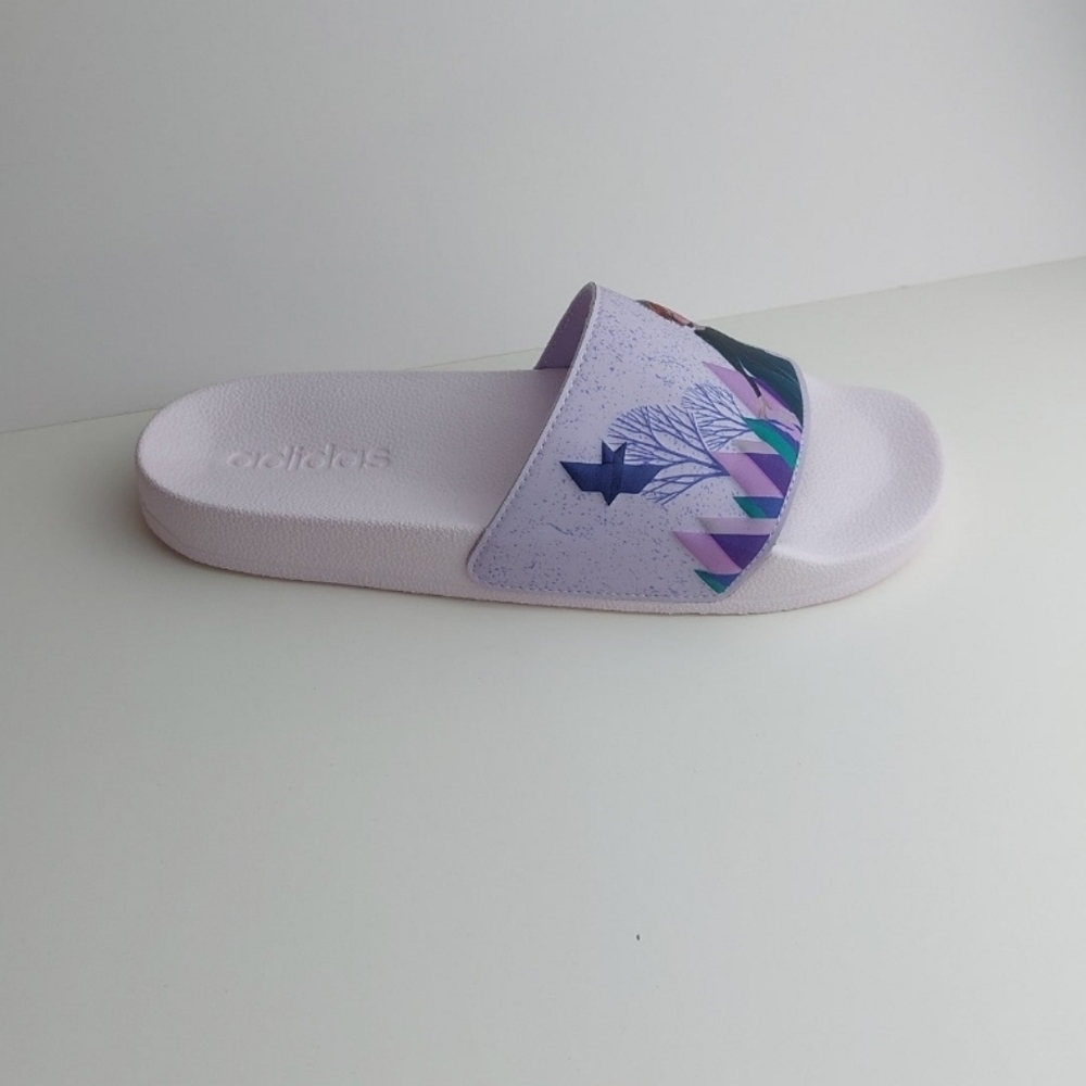 Adidas Adilette Shower womens slide sandals purple pink size 5